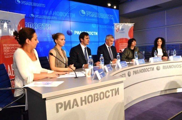 ВСЕМИРНЫЙ ДЕНЬ ДОНОРА КРОВИ. В РИА-НОВОСТИ состоялась пресс-конференция и премьера клипа.